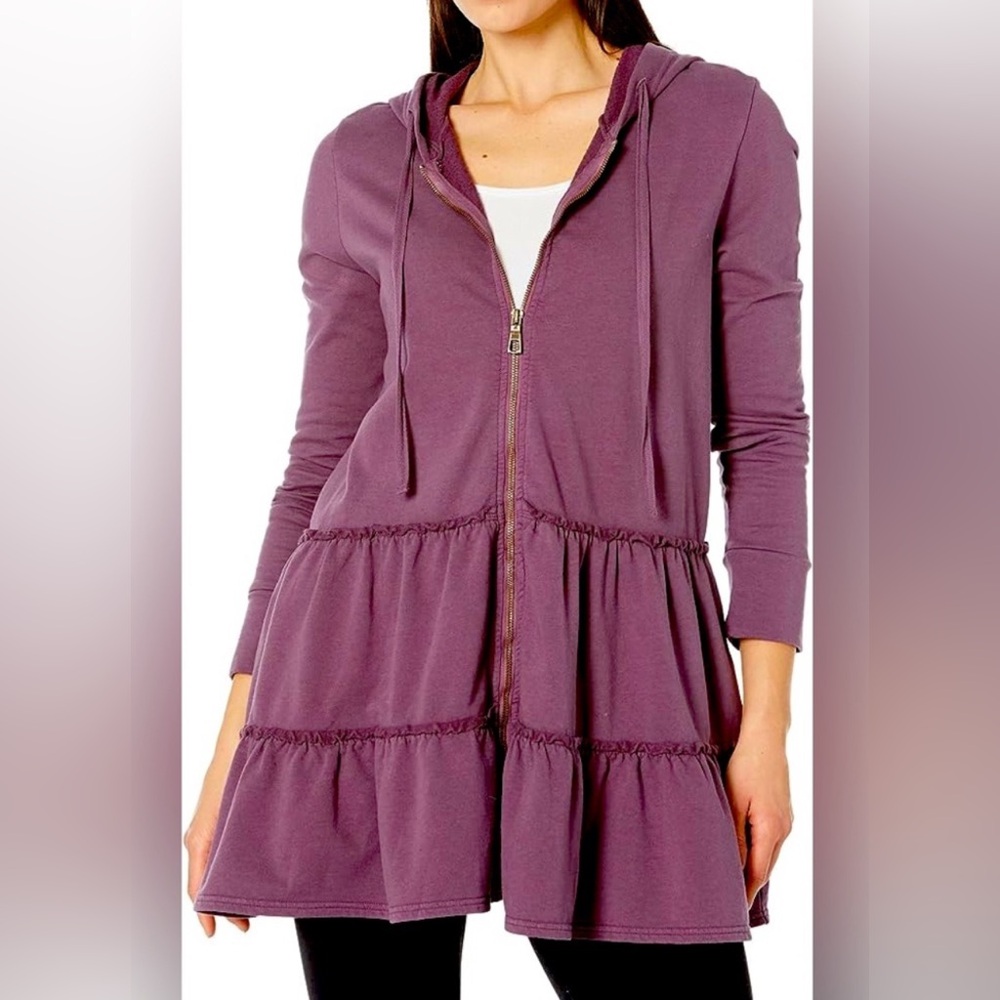 ISO XCVI Brionna Wearables Purple Zip Up Jacket 💜